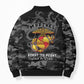 Montford Point Marines Bomber Puffer Jacket First To Fight Last to Leave