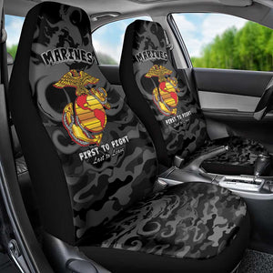 Montford Point Marines Car Seat Cover First To Fight Last to Leave