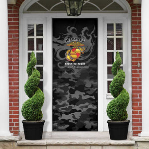 Montford Point Marines Door Cover First To Fight Last to Leave