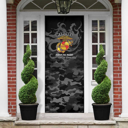 Montford Point Marines Door Cover First To Fight Last to Leave