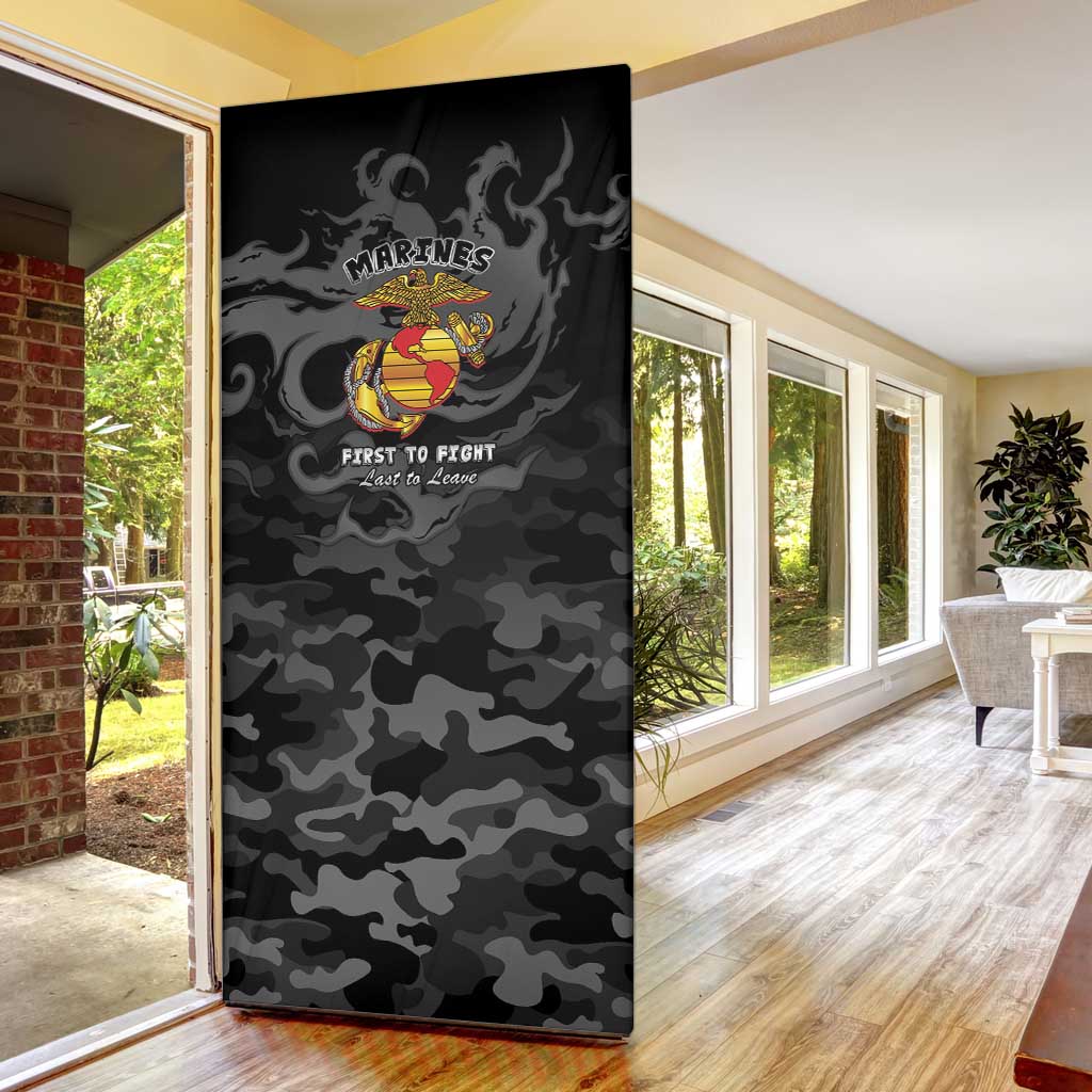 Montford Point Marines Door Cover First To Fight Last to Leave