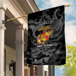 Montford Point Marines Garden Flag First To Fight Last to Leave