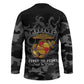 Montford Point Marines Hockey Jersey First To Fight Last to Leave