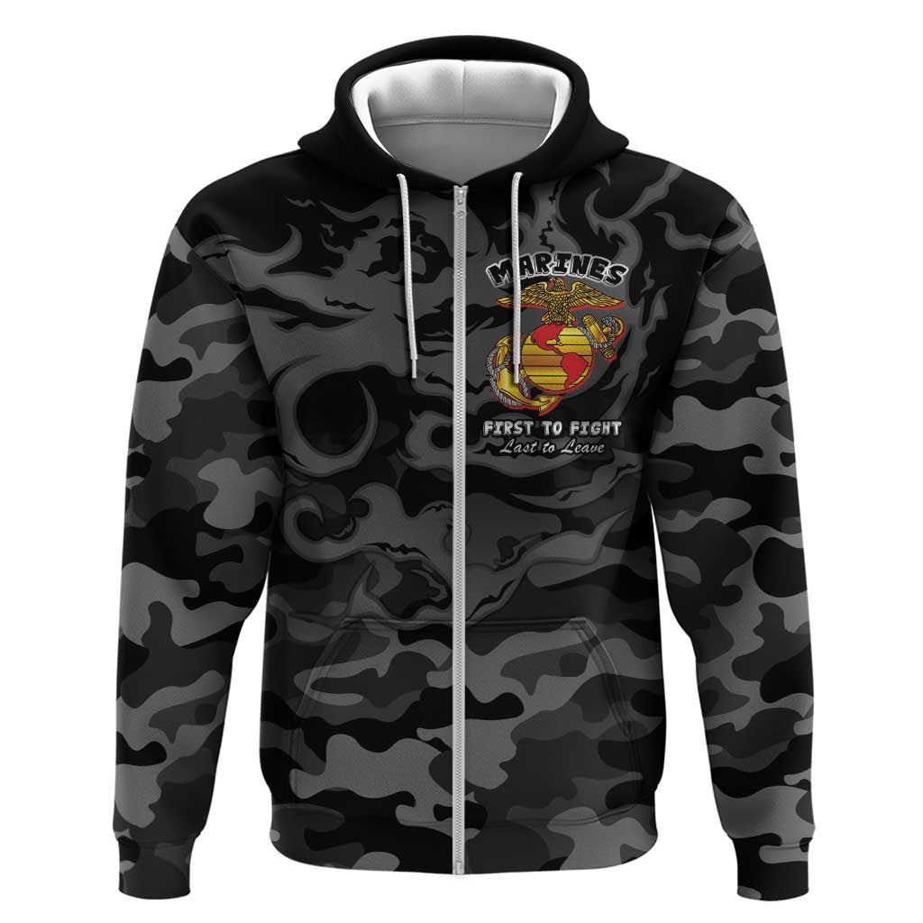 Montford Point Marines Hoodie First To Fight Last to Leave