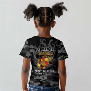 Montford Point Marines Kid T shirt First To Fight Last to Leave