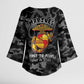 Montford Point Marines Kimono Sleeve Blouse First To Fight Last to Leave