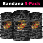Montford Point Marines Neck Gaiter First To Fight Last to Leave
