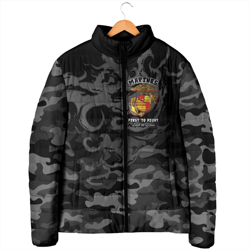 Montford Point Marines Padded Jacket First To Fight Last to Leave