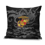 Montford Point Marines Pillow Cover First To Fight Last to Leave