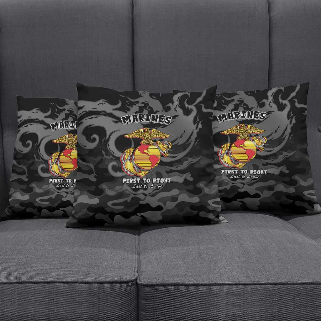 Montford Point Marines Pillow Cover First To Fight Last to Leave