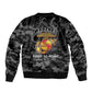 Montford Point Marines Sleeve Zip Bomber Jacket First To Fight Last to Leave