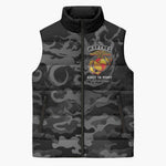 Montford Point Marines Sleeveless Puffer Jacket First To Fight Last to Leave