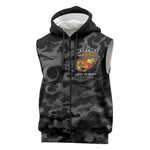 Montford Point Marines Sleeveless Zip Hoodie First To Fight Last to Leave