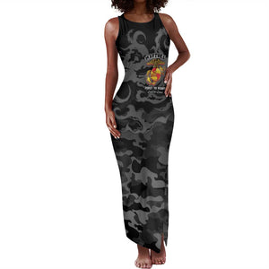 Montford Point Marines Tank Maxi Dress First To Fight Last to Leave