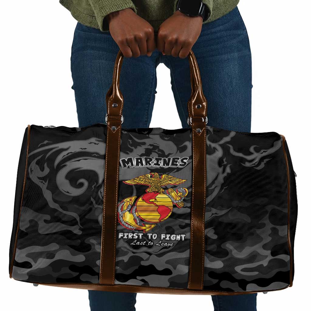 Montford Point Marines Travel Bag First To Fight Last to Leave