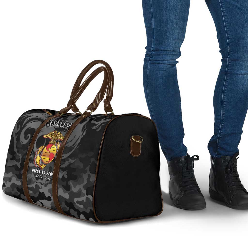 Montford Point Marines Travel Bag First To Fight Last to Leave