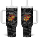 Montford Point Marines Tumbler With Handle First To Fight Last to Leave