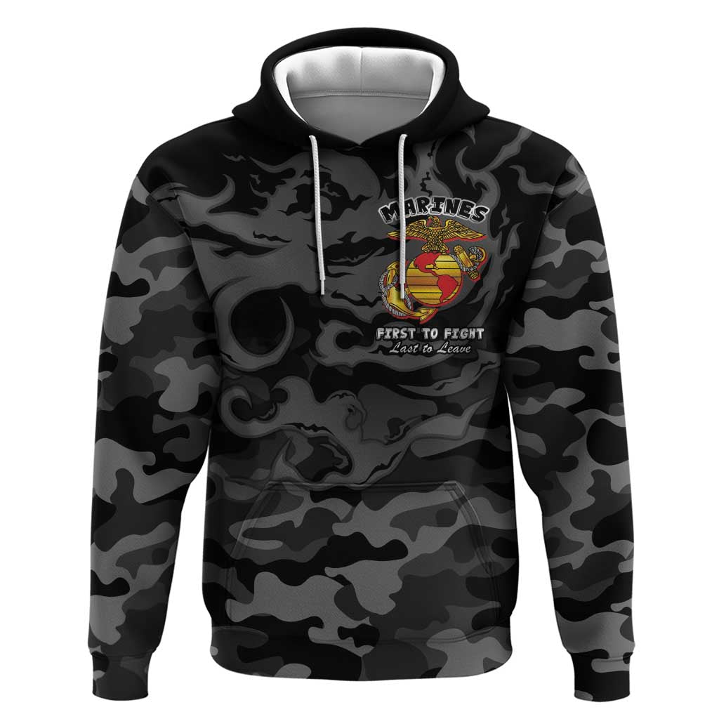 Montford Point Marines Zip Hoodie First To Fight Last to Leave
