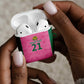 Pink South Africa Cricket Custom AirPods Case African King Proteas Be Way Pink