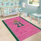 Pink South Africa Cricket Custom Area Rug African King Proteas Be Way Pink