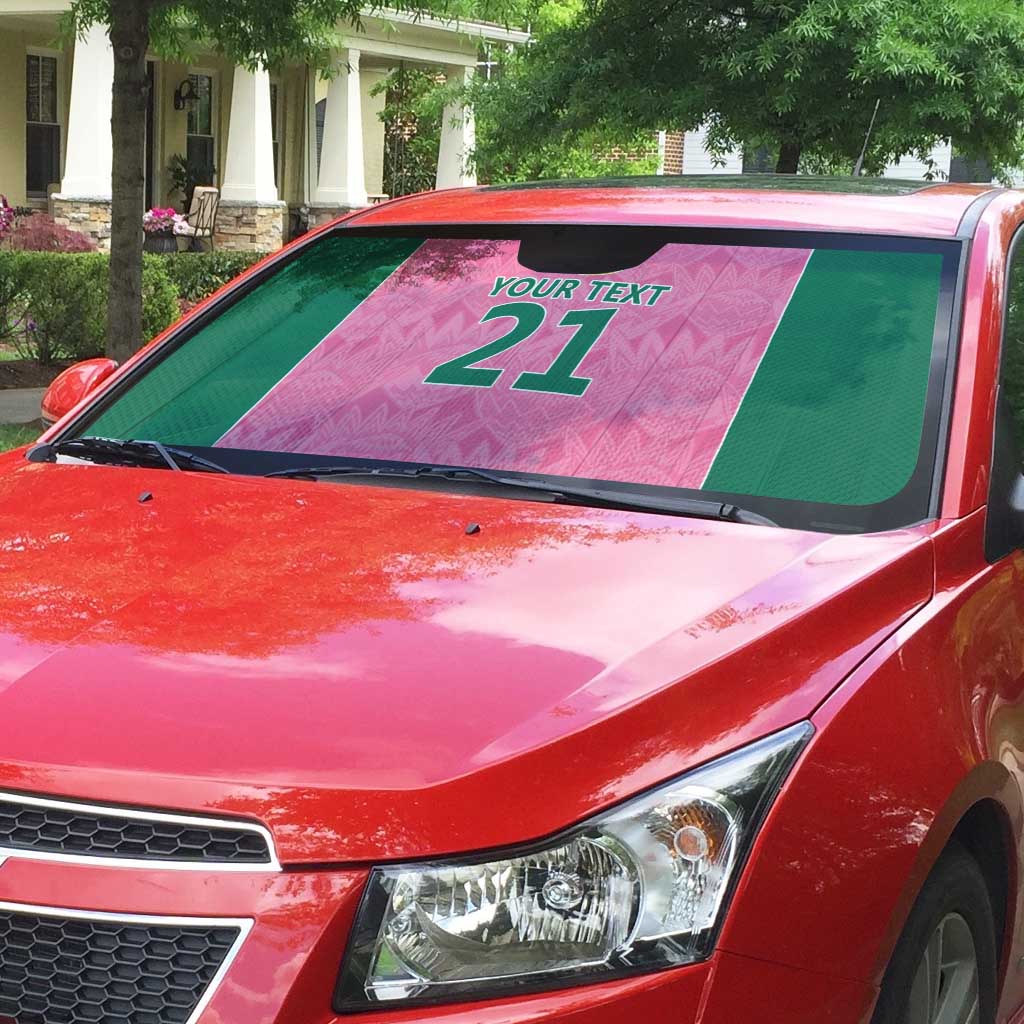Pink South Africa Cricket Custom Auto Sun Shade African King Proteas Be Way Pink
