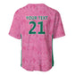 Pink South Africa Cricket Custom Baseball Jersey African King Proteas Be Way Pink