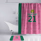 Pink South Africa Cricket Custom Bathroom Set African King Proteas Be Way Pink