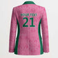 Pink South Africa Cricket Custom Blazer African King Proteas Be Way Pink
