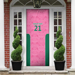 Pink South Africa Cricket Custom Door Cover African King Proteas Be Way Pink
