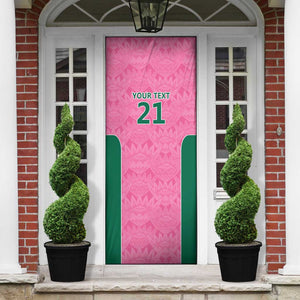 Pink South Africa Cricket Custom Door Cover African King Proteas Be Way Pink
