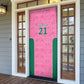 Pink South Africa Cricket Custom Door Cover African King Proteas Be Way Pink