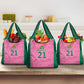 Pink South Africa Cricket Custom Grocery Bag African King Proteas Be Way Pink