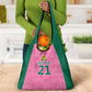 Pink South Africa Cricket Custom Grocery Bag African King Proteas Be Way Pink