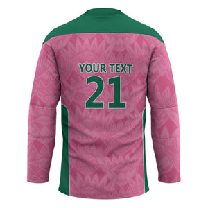 Pink South Africa Cricket Custom Hockey Jersey African King Proteas Be Way Pink