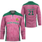 Pink South Africa Cricket Custom Hockey Jersey African King Proteas Be Way Pink