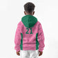 Pink South Africa Cricket Custom Kid Hoodie African King Proteas Be Way Pink