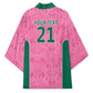 Pink South Africa Cricket Custom Kimono African King Proteas Be Way Pink