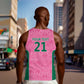 Pink South Africa Cricket Custom Men Tank Top African King Proteas Be Way Pink