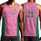 Pink South Africa Cricket Custom Men Tank Top African King Proteas Be Way Pink