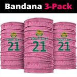 Pink South Africa Cricket Custom Neck Gaiter African King Proteas Be Way Pink LT9