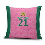 Pink South Africa Cricket Custom Pillow Cover African King Proteas Be Way Pink