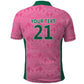 Pink South Africa Cricket Custom Polo Shirt African King Proteas Be Way Pink