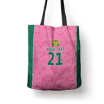 Pink South Africa Cricket Custom Tote Bag African King Proteas Be Way Pink