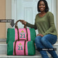 Pink South Africa Cricket Custom Travel Bag African King Proteas Be Way Pink