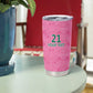 Pink South Africa Cricket Custom Tumbler Cup African King Proteas Be Way Pink