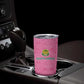 Pink South Africa Cricket Custom Tumbler Cup African King Proteas Be Way Pink
