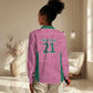 Pink South Africa Cricket Custom Women Casual Shirt African King Proteas Be Way Pink LT9