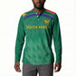 South Africa Cricket Custom Button Sweatshirt African King Proteas Green