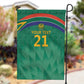 South Africa Cricket Custom Garden Flag African King Proteas Green