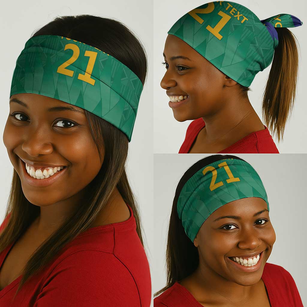 South Africa Cricket Custom Neck Gaiter African King Proteas Green LT9